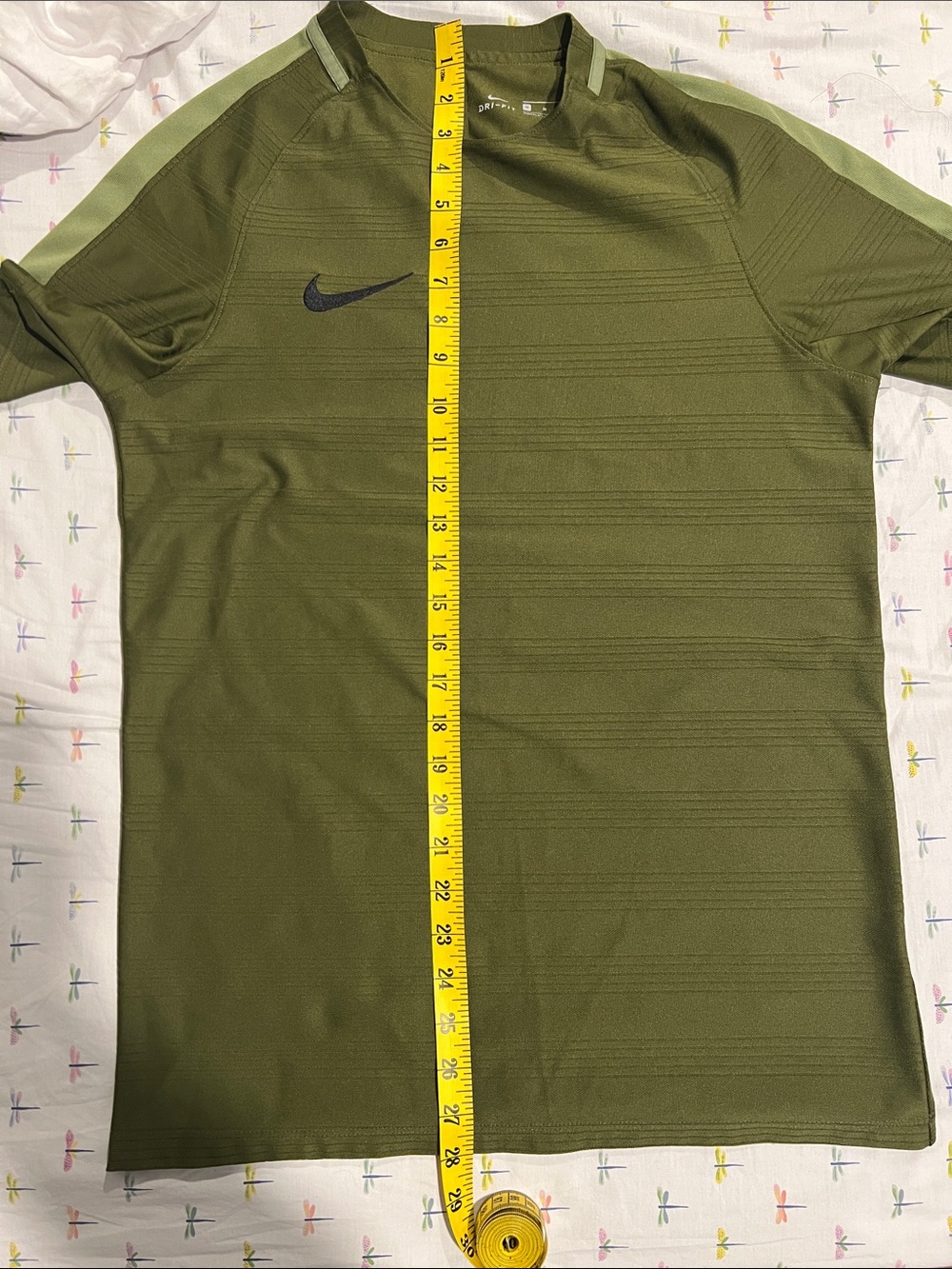 Nike Olive Green Dri-FIT Athletic Tee - Picture 8 of 9